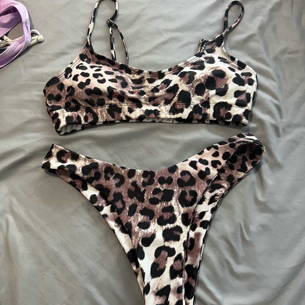cheetah bikini